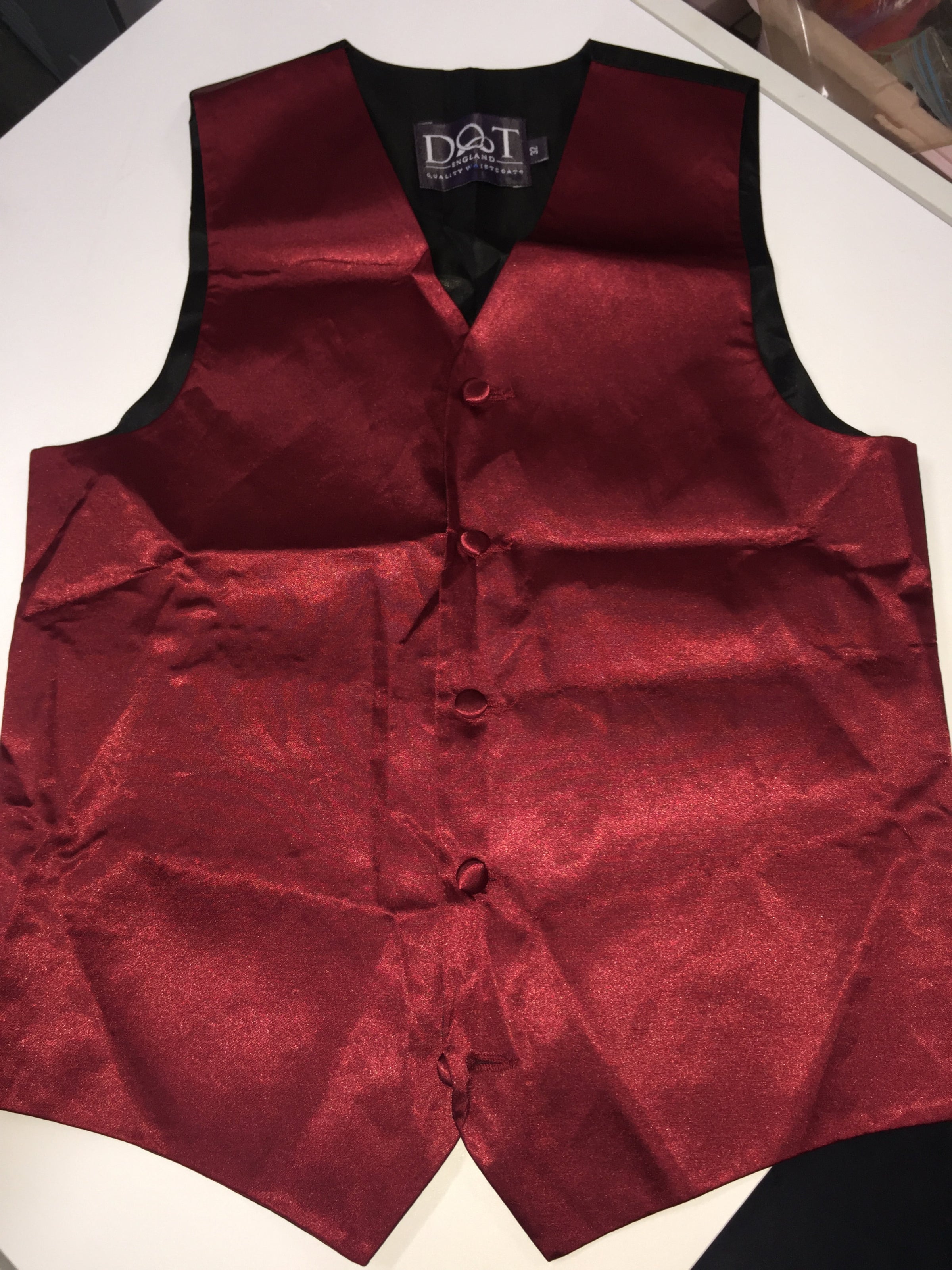 Men's wearhouse red on sale vest